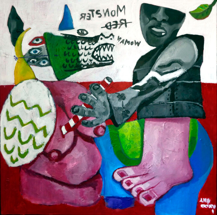 San Miguel 绘画, 39.4x39.4 in