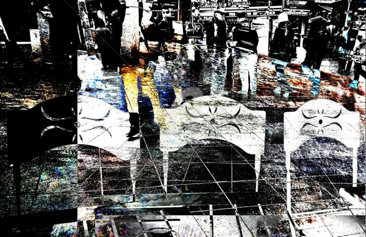 Цифровое искусство под названием "Untitled" - Metin, Подлинное произведение искусства, Фотомонтаж