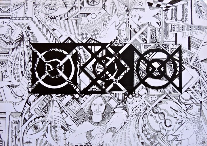 图画,  11.8x16.5 in 