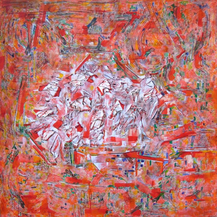 拼贴,  35.4x35.4 in 