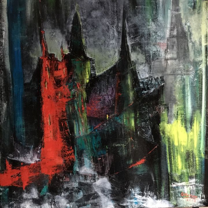 绘画,  39.4x39.4 in 