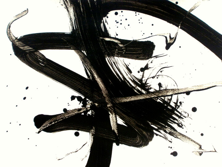 Painting titled "Do-In-Er - Abstract…" by Davidian Gotis Abstraction Abstraite, Original Artwork, Acrylic