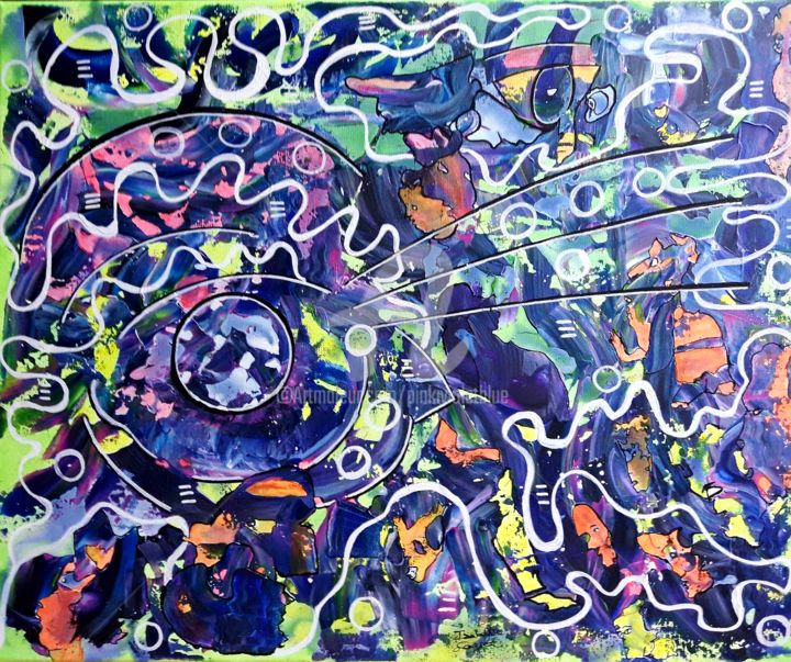 Les monstres du rêve 绘画, 19.7x24 in