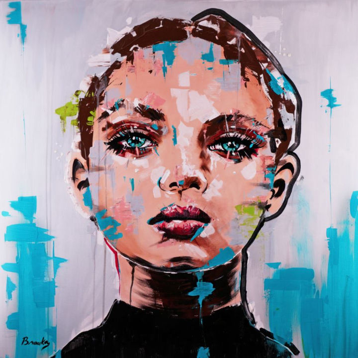 Painting titled "Don't Fade Away" by Branka, Original Artwork, Acrylic