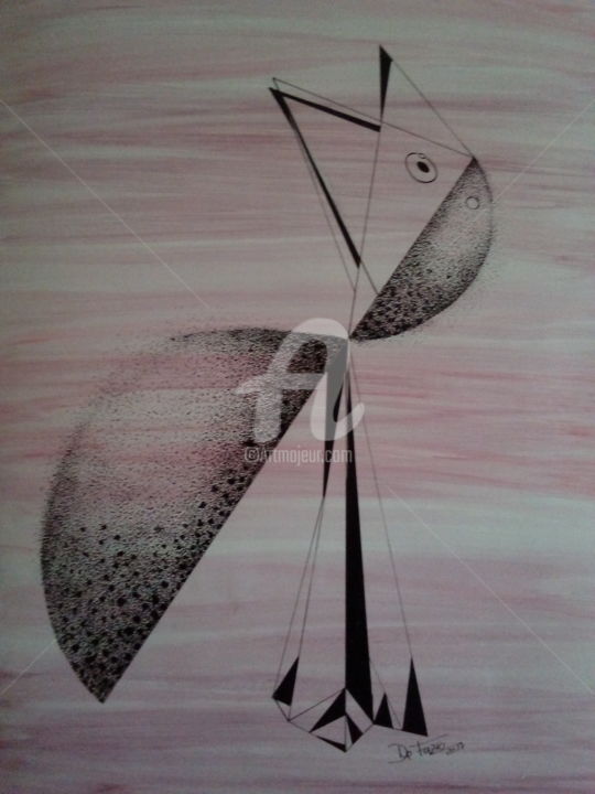 Tekening getiteld "P/G" door Graciela De Fazio, Origineel Kunstwerk