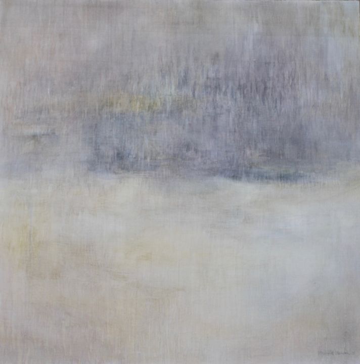 Peinture intitulée "Last winter" par Valentina Minciel-Mouton, Œuvre d'art originale, Acrylique