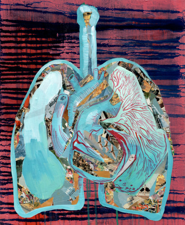 Controlled Rage Mechanism 绘画, 20x16 in
