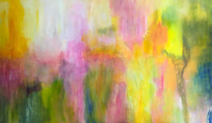 Peinture intitulée "Cérémonie 6, Acryli…" par Briga, Œuvre d'art originale, Acrylique