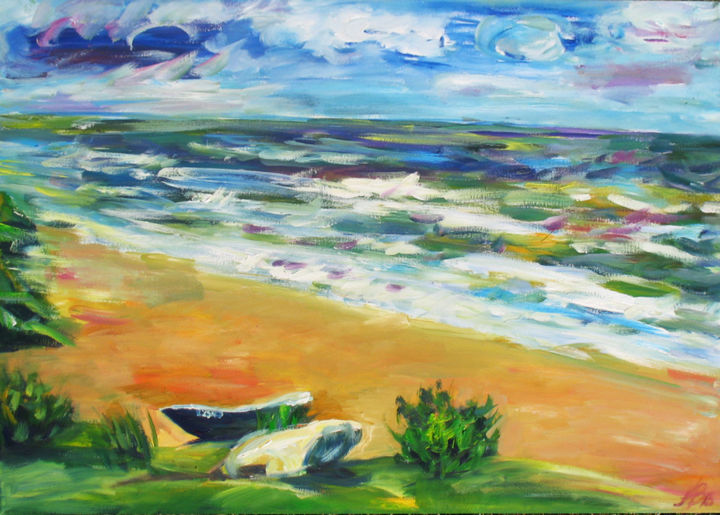 Painting titled "phpjg5i5w.jpg" by Agnese Blumfelde, Original Artwork, Oil