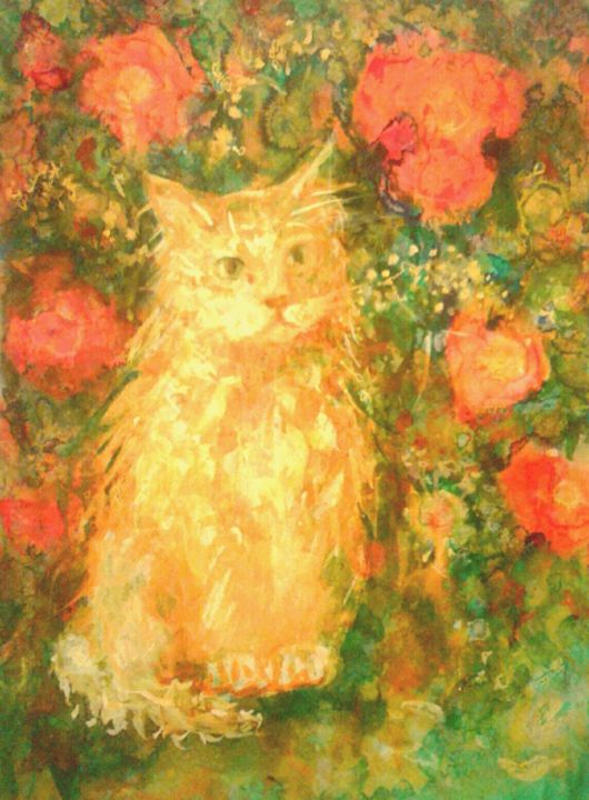 Digital Arts titled "KOTEK DLA MIRKI" by Anna Bardzka, Original Artwork