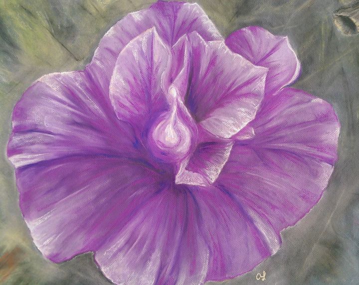 Malerei mit dem Titel "Zoe - Print" von Anne Ingelbach, Original-Kunstwerk, Pastell