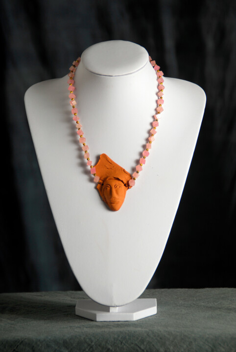 Design titled "Pink gamestone artw…" by Margia Tasanataki, Original Artwork, Jewelry