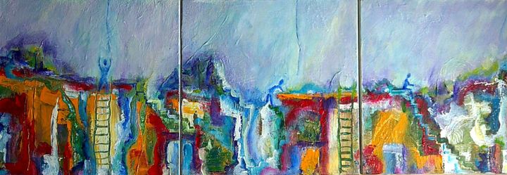 Peinture intitulée "wp-20161115-11-00-1…" par Catherine Husenau, Œuvre d'art originale, Acrylique