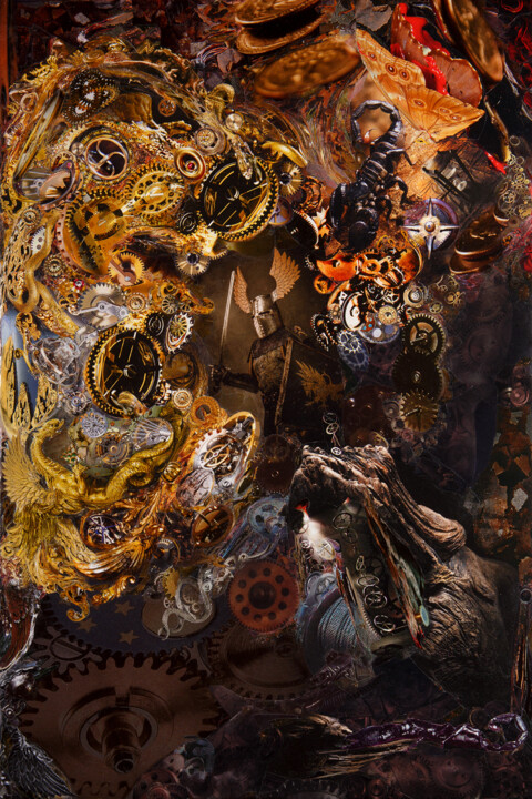 拼贴,  14.2x9.5 in 
