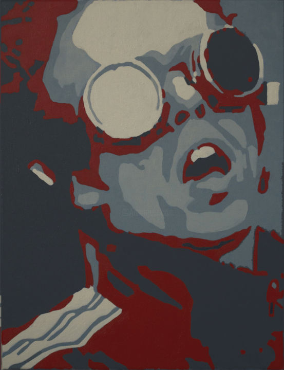 Painting titled "paused-1.jpg" by Bloomonkey, Original Artwork, Oil