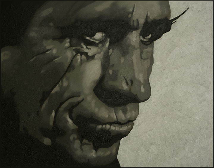 Painting titled "keith.jpg" by Bloomonkey, Original Artwork, Oil