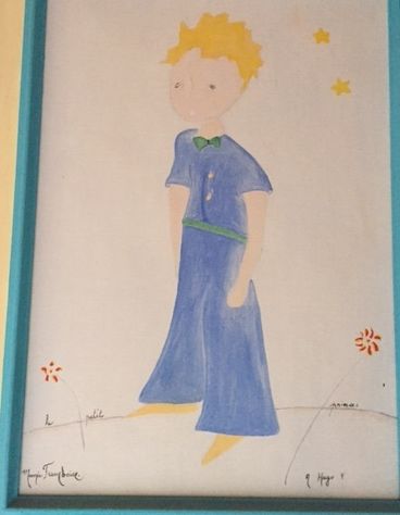 Painting titled "Le Petit Prince.jpg" by Framboise, Original Artwork, Acrylic