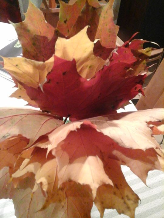 Photography titled "feuilles de vigne v…" by Colette Jotterand-Vetter, Original Artwork