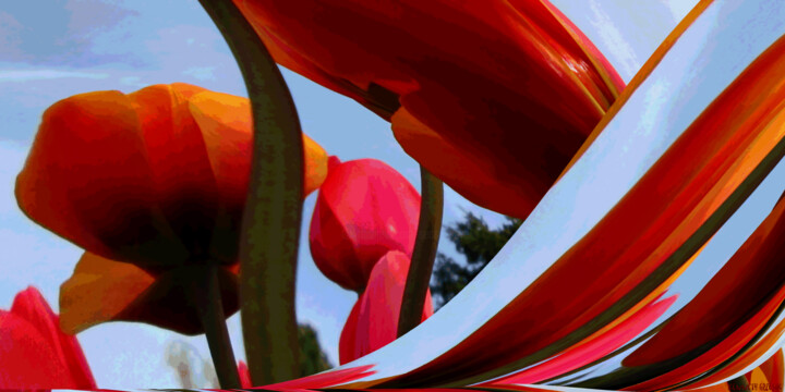 Digital Arts titled "Instant Spring 2" by Ken Grzesik, Original Artwork, Digital Painting