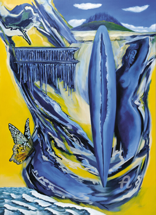 Die Unverschämtheit des Christoph Kolumbus 绘画, 70.9x55.1 in