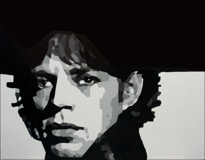 Painting titled "jagger.jpg" by Bloomonkey, Original Artwork, Oil