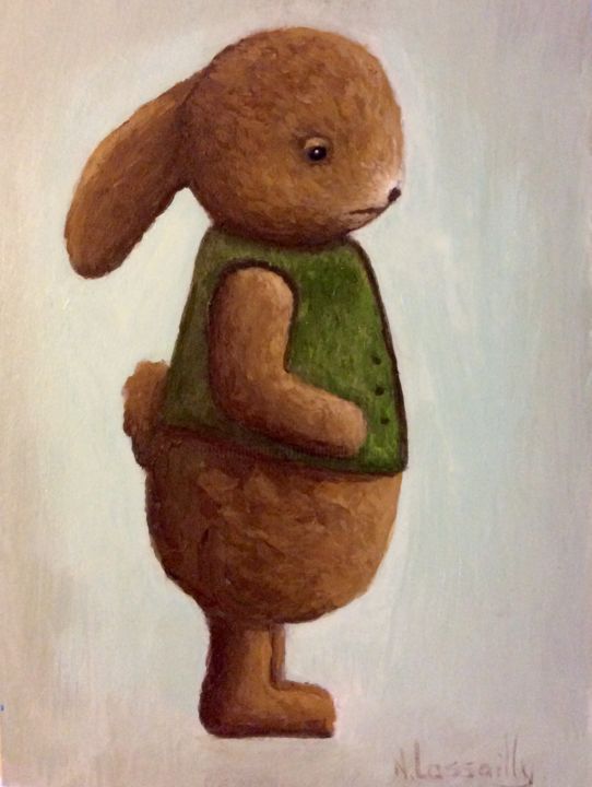 Peinture intitulée "Vik - 300" par Noëlle Lassailly, Œuvre d'art originale, Acrylique