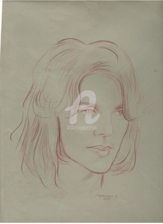 Dessin intitulée "photo-dessins-et-ec…" par Boualem Missaoui, Œuvre d'art originale