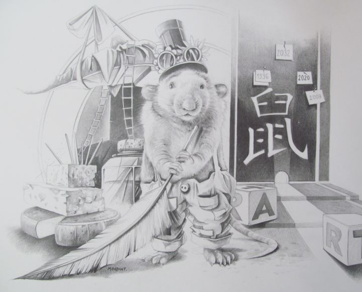 图画,  19.7x15.8 in 