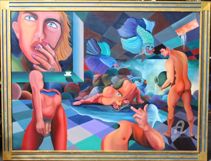 O meu comprimento cordial 绘画, 0.7x0.9 in