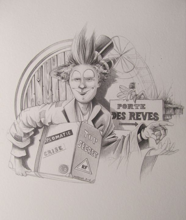 Portes des rêves 图画, 14.2x11 in
