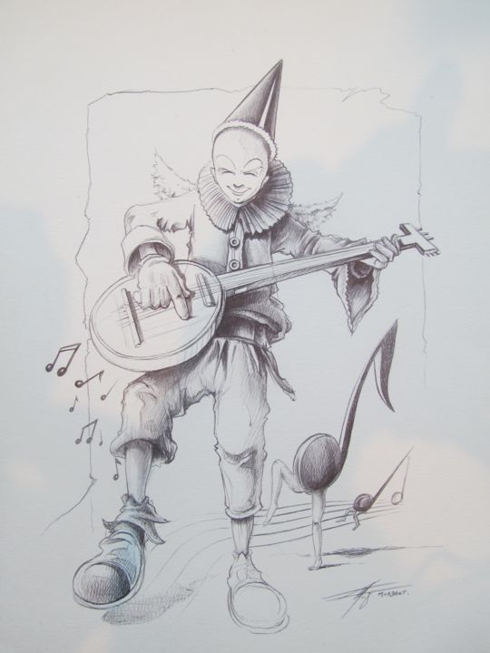 Music Time 图画, 13.8x10.6 in