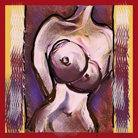 Digital Arts titled "Nud'in..." by Jacky Patin, Original Artwork