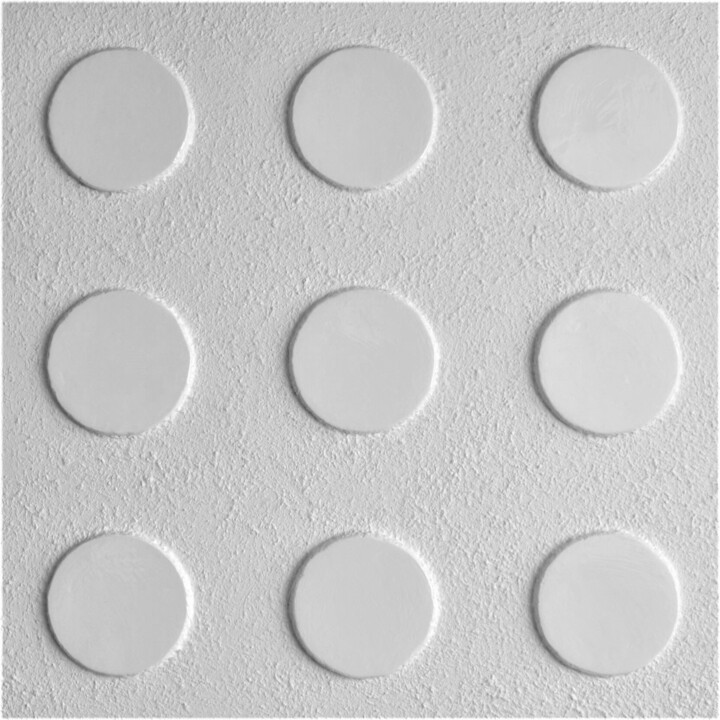 Object 2 - 9 circles 绘画, 19.7x19.7 in