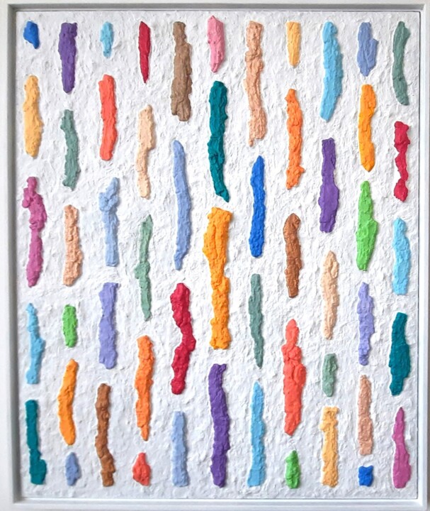 Fossiles - Object 8 绘画, 34.7x28.7 in