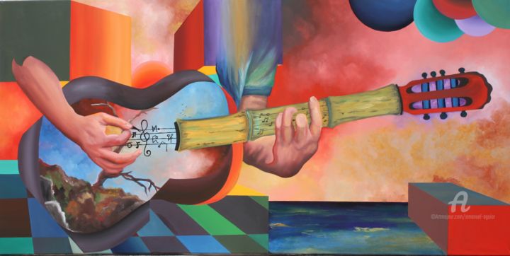 A VIOLA DOS ARCANJOS 绘画, 0.4x0.8 in