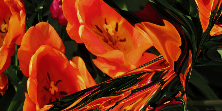 Digital Arts titled "Instant Spring 8" by Ken Grzesik, Original Artwork, Digital Painting