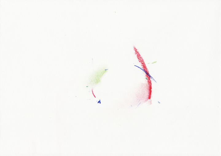 Σχέδιο με τίτλο "Abstraction_4" από Bob Clement, Αυθεντικά έργα τέχνης, Παστέλ