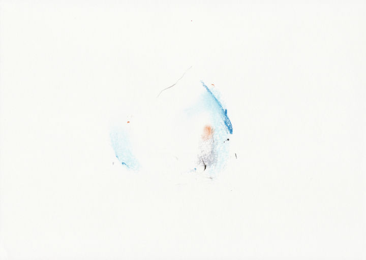 Σχέδιο με τίτλο "Abstraction_3" από Bob Clement, Αυθεντικά έργα τέχνης, Παστέλ