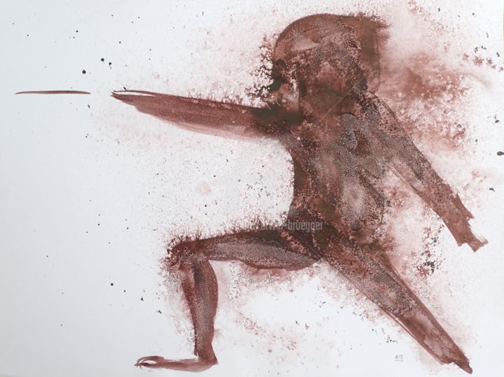 Der Fechter II 图画, 19.7x25.2 in