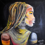 Painting titled ""MODERN PROFIL"" by Danygil, Original Artwork, Oil