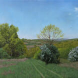 绘画 标题为“The Meadow in Spring” 由Dejan Trajkovic, 原创艺术品, 油