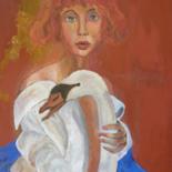 Peinture intitulée "ROSALIE" par Martine Flory, Œuvre d'art originale, Autre