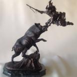 "Охота" başlıklı Heykel Vitaliy Semenchenko tarafından, Orijinal sanat, Bronz