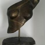 Rzeźba zatytułowany „Buste d'Amazone” autorstwa Joëlle Boutherin, Oryginalna praca, Gips
