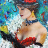 Painting titled "Il nostro Incontro" by Semini Kwsta, Original Artwork, Oil