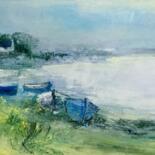 Painting titled "Douceur Bretonne" by Eliane Boivin, Original Artwork, Oil