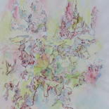 Painting titled "Philosophe" by Nadama, Original Artwork, Ink