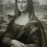 Pintura titulada "Мона Лиза" por Tatiana Aleksandrovna, Obra de arte original, Oleo
