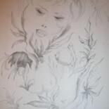 Dessin intitulée "FLAMME4" par An Vuvan, Œuvre d'art originale