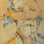 Ζωγραφική με τίτλο "Portrait 7" από Pavel Durasov, Αυθεντικά έργα τέχνης, Ακρυλικό